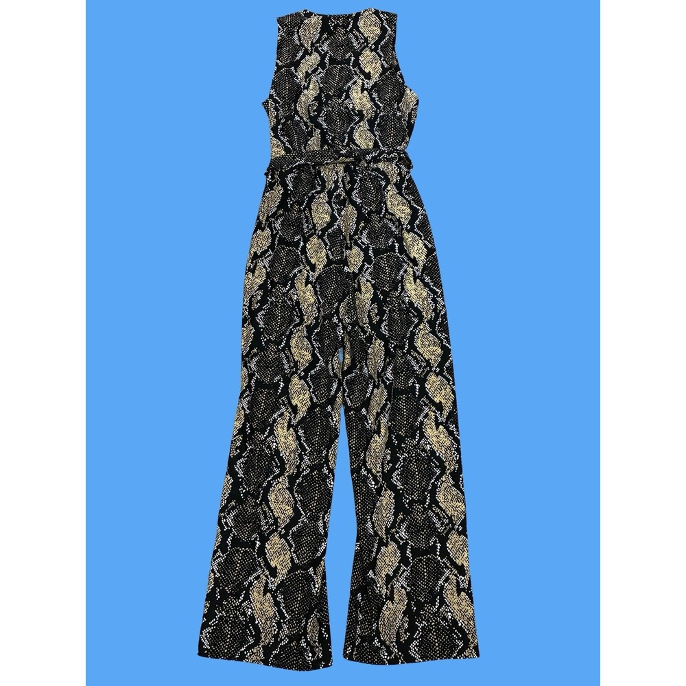 Jude Connally Women’s Snakeskin Jumpsuit Size Medium - Picture 4 of 7